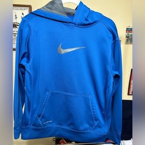 Nike ThermaFit Blue Hooded Jacket